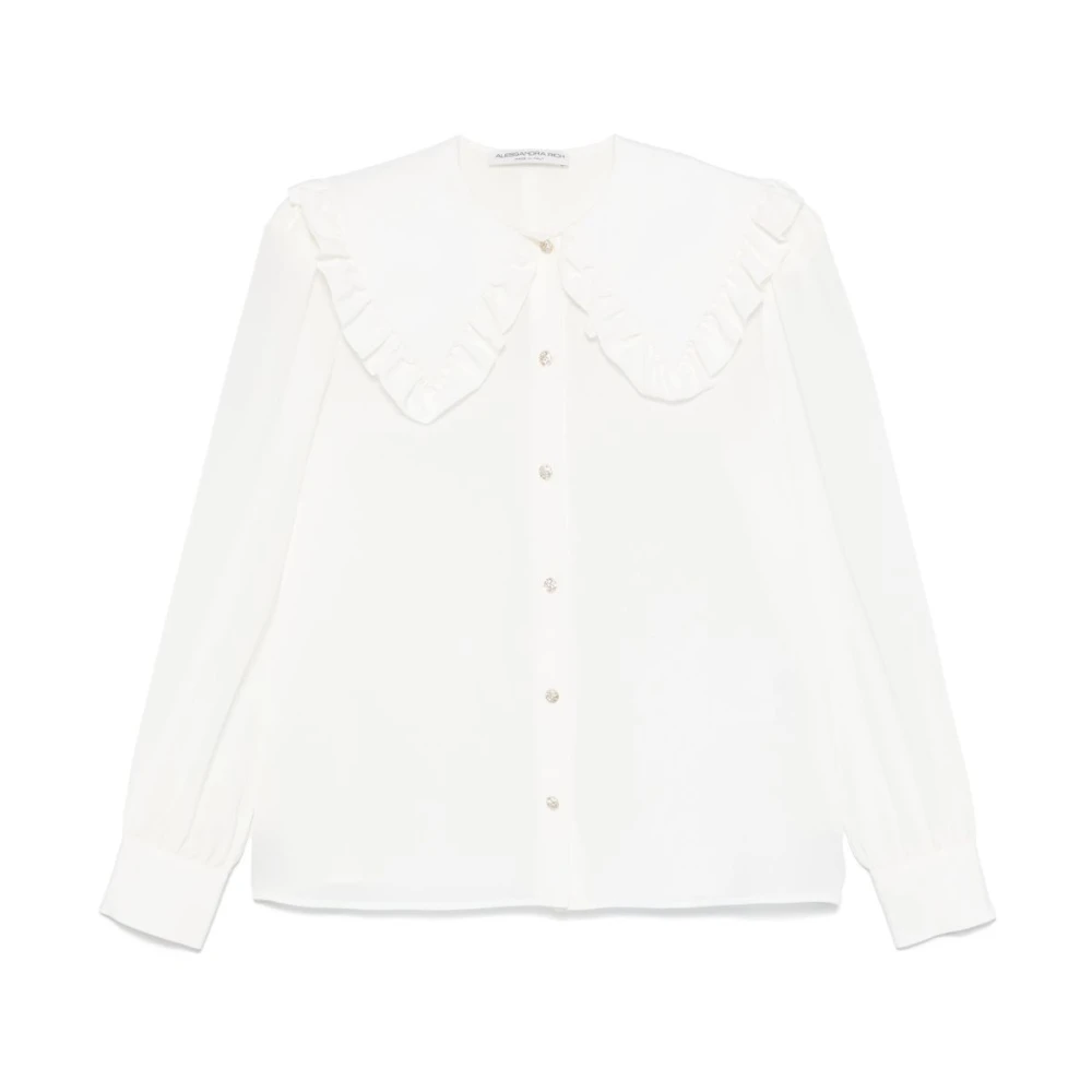 Alessandra Rich Witte Sweater Collectie White Dames