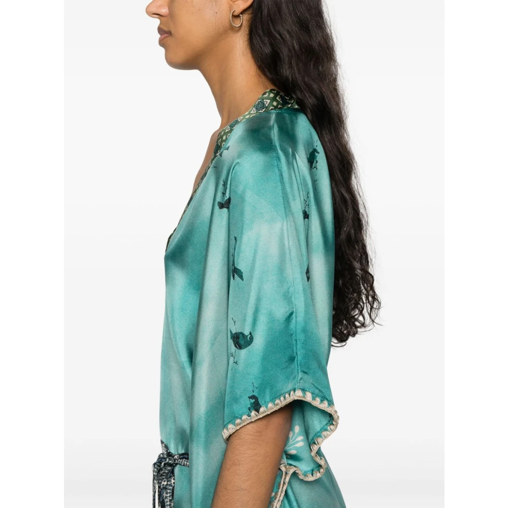 Pierre-Louis Mascia Zeekleding met grafische print Blue Dames