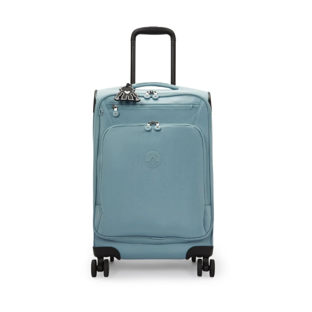 Kipling Stijlvolle reistrolley met meerdere zakken Blue Unisex
