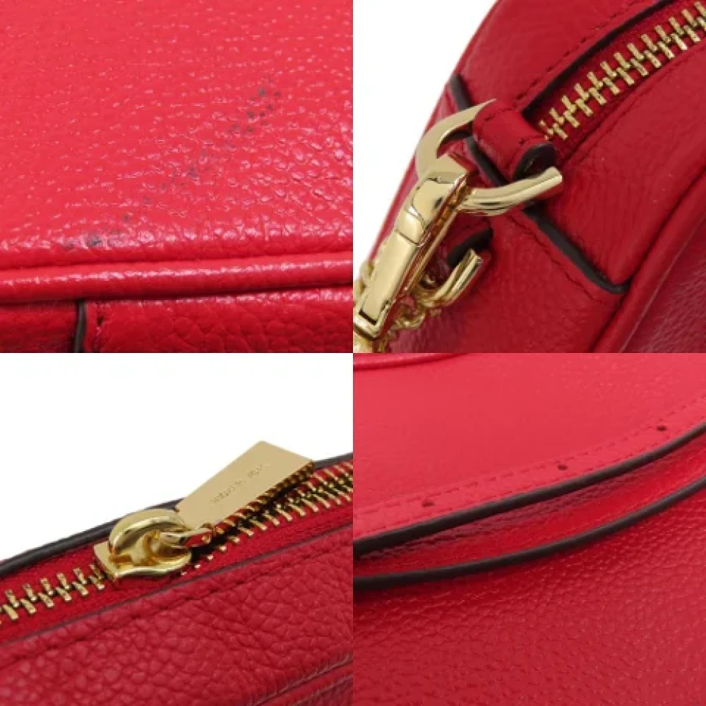 Michael Kors Pre-owned Leather shoulder-bags Red Dames