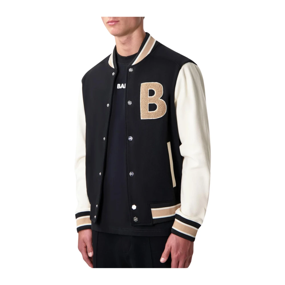 Balr. Varsity jassen in jet zwart Black Heren