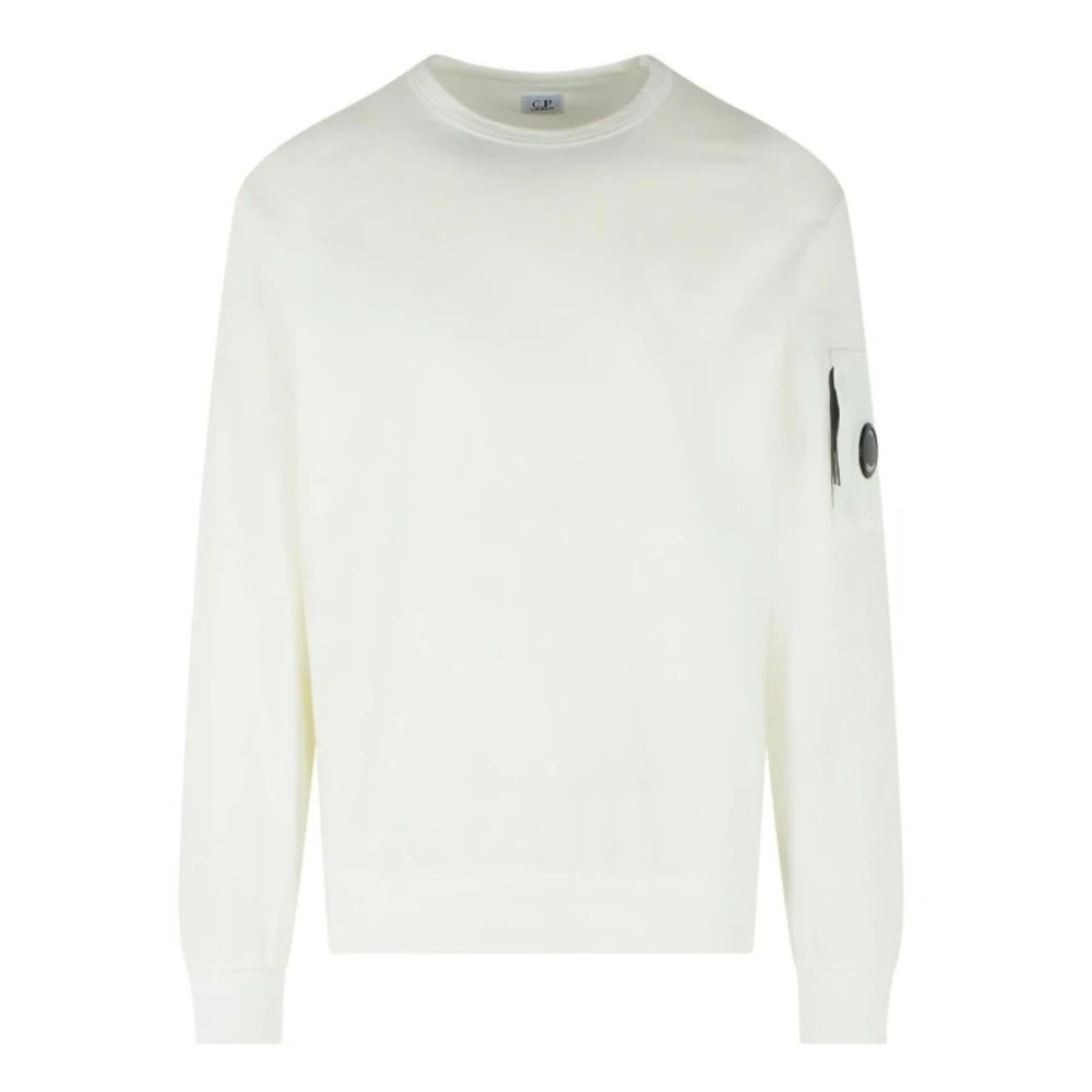 C.p. Company Men's White Crewneck Sweatshirt - Sweatshirts - Xl - Sweatshirts & Hoodies