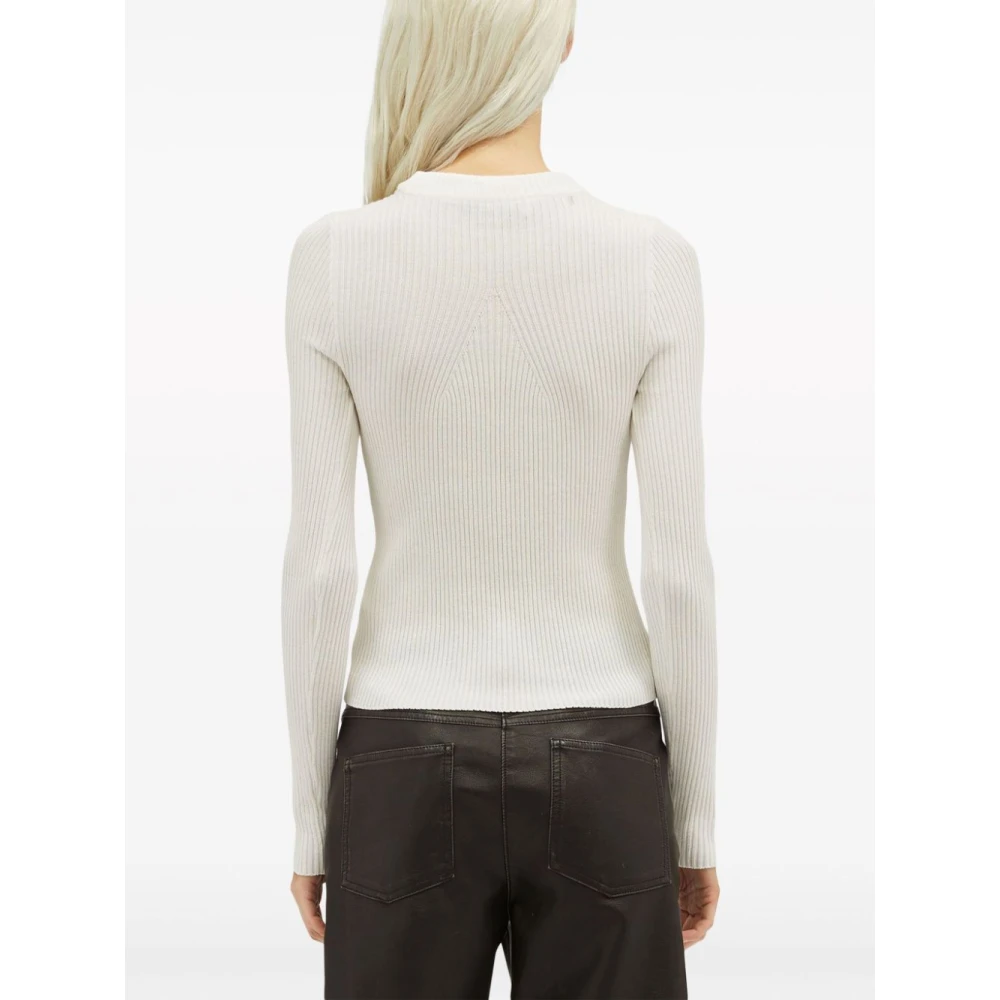 Msgm Stijlvolle Sweater voor Mannen en Vrouwen Beige Dames