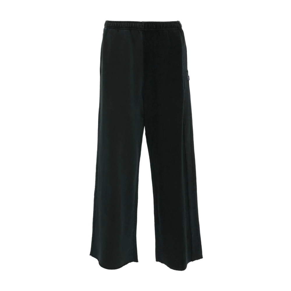 MM6 Maison Margiela Zwarte Katoenen Joggingbroek Black Heren