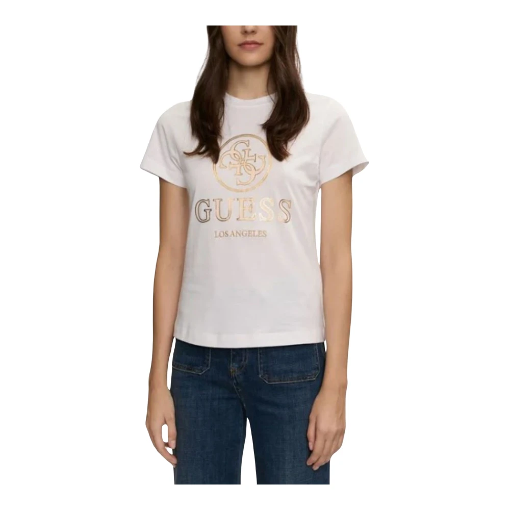 Guess - Tops > T-Shirts - White - Guess - Modalova
