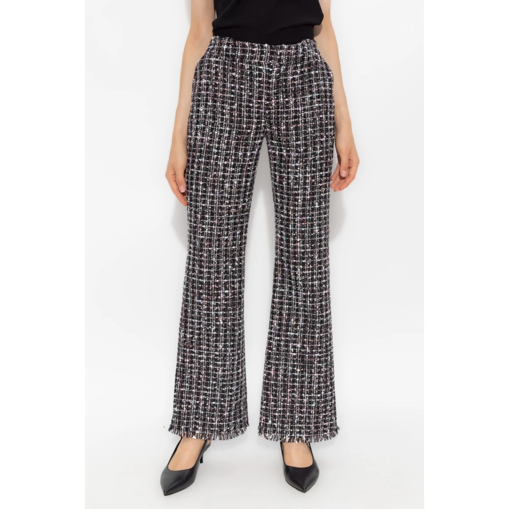 Balmain Tweed Broek Black Dames