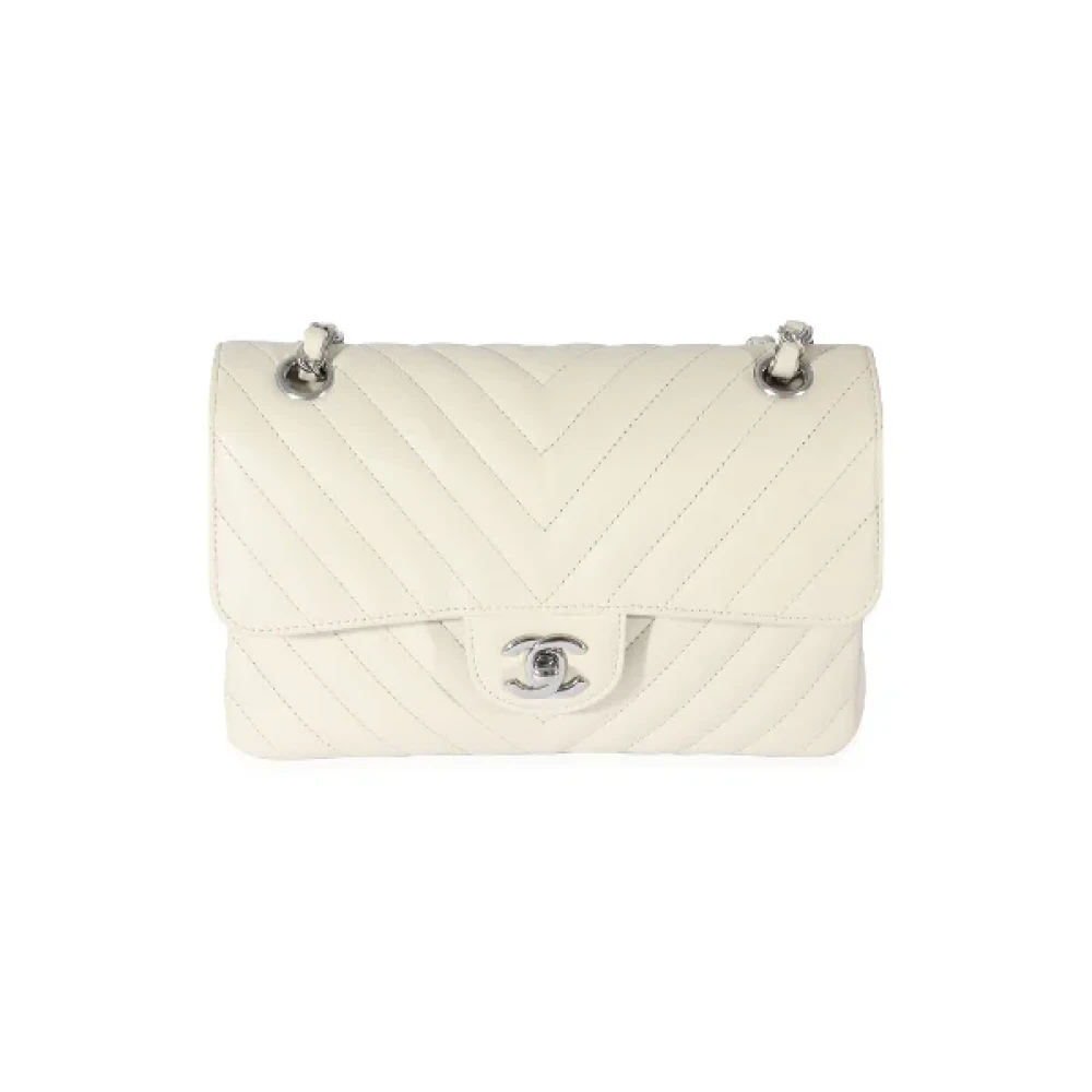 Chanel Vintage Pre-owned Leather chanel-bags White Dames
