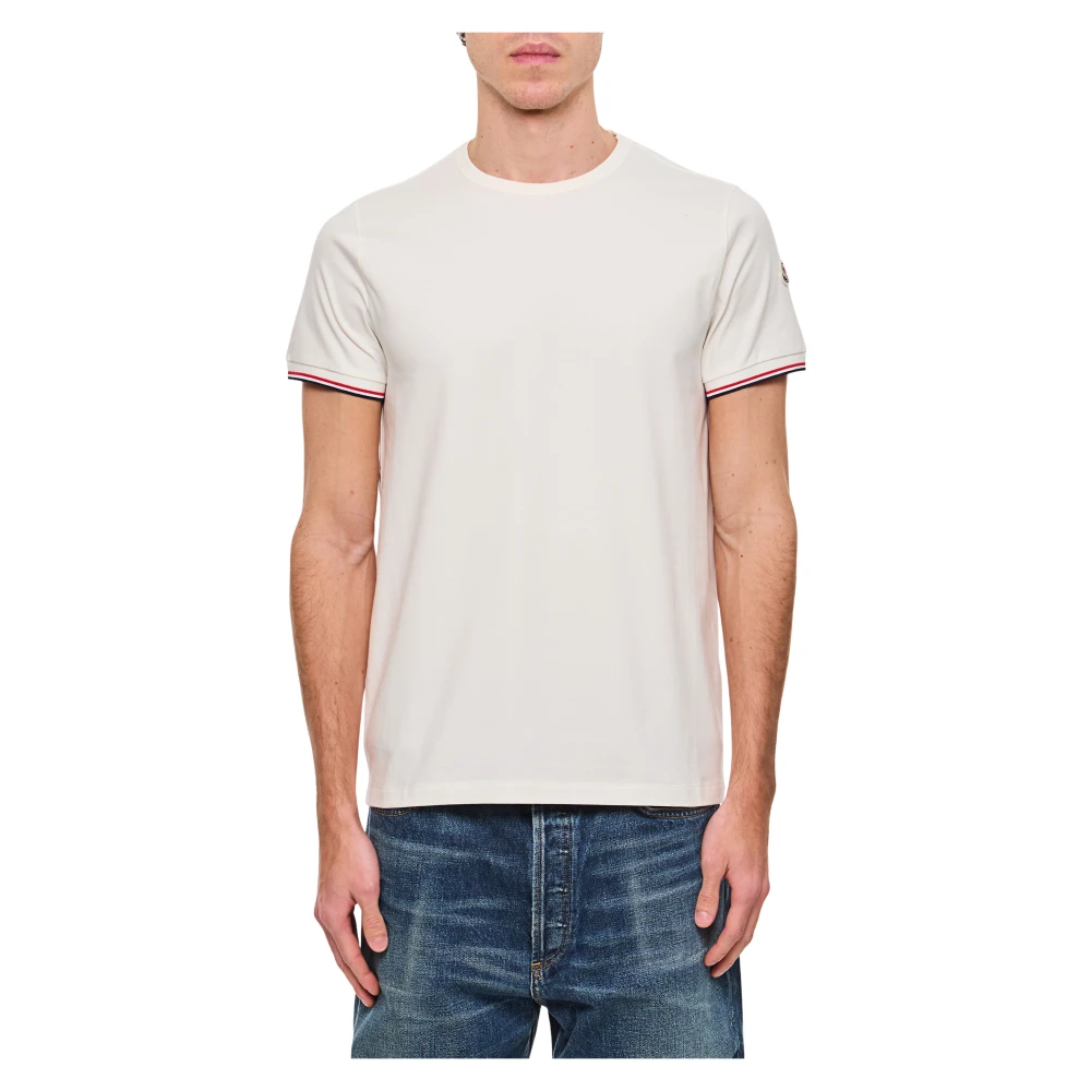 Moncler Men's White Crew Neck T-Shirt