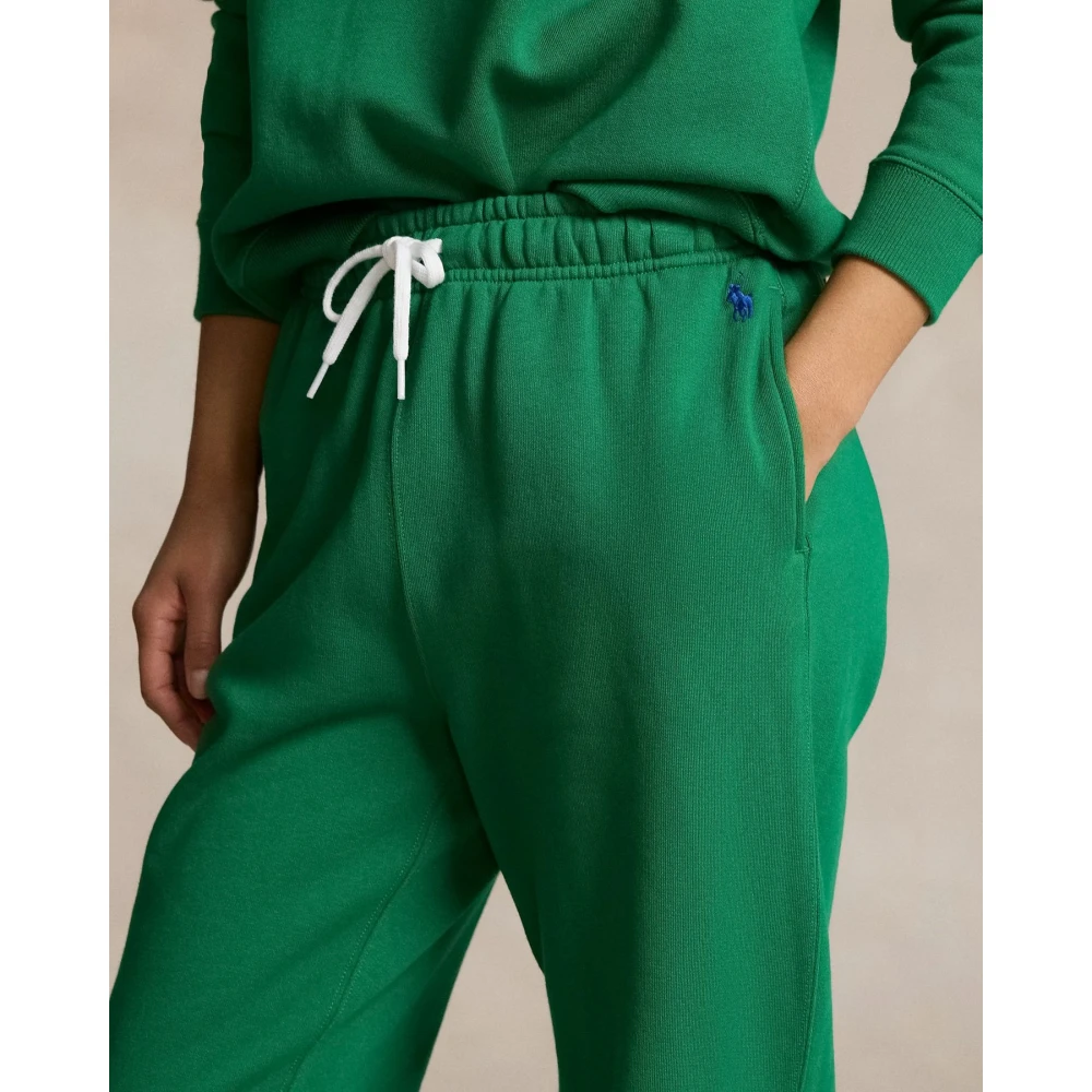 Polo Ralph Lauren Sportieve Sweatpants Green Dames