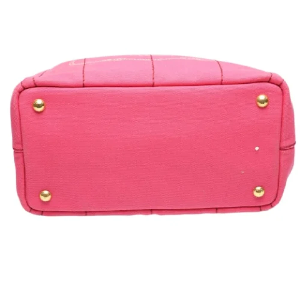 Prada Vintage Pre-owned Denim totes Pink Dames