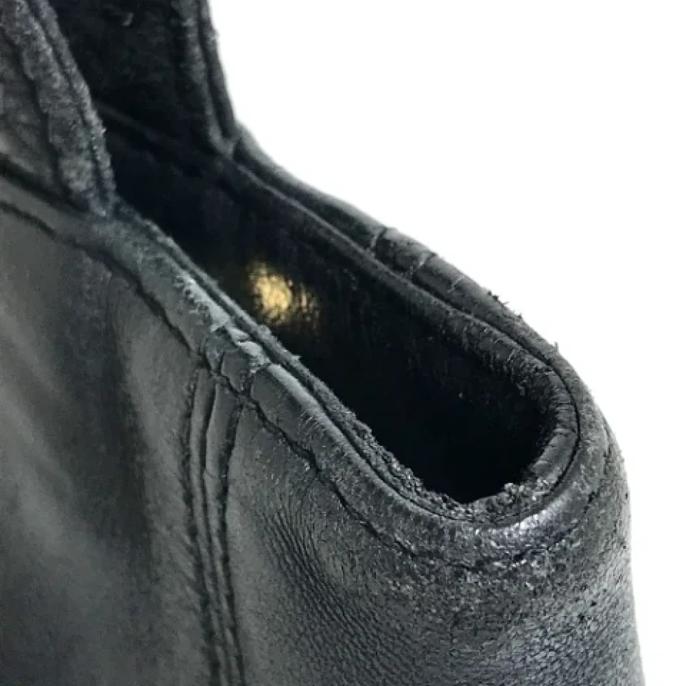 Chanel Vintage Pre-owned Leather chanel-bags Black Dames