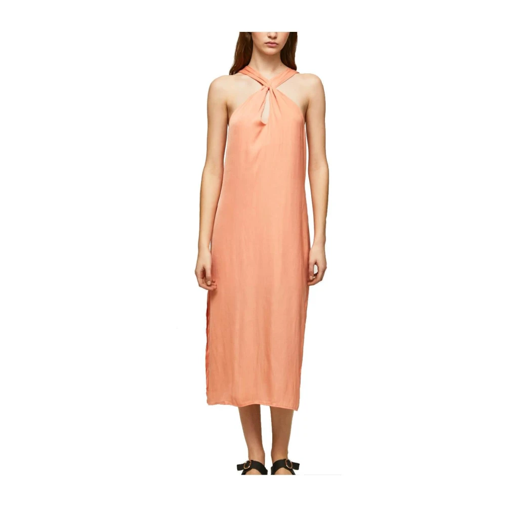 Pepe Jeans Women's Orange Summer Dresses, Xs, Summer Dress