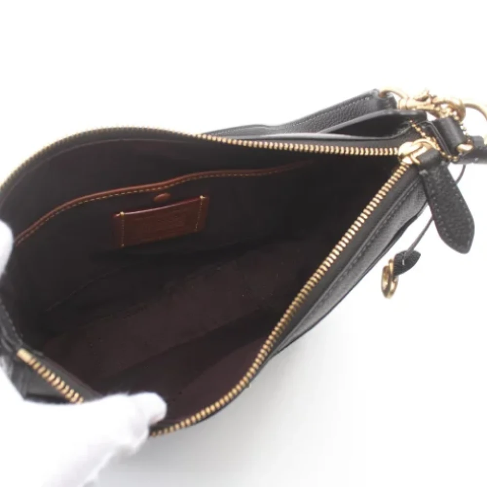 Coach Pre-owned Leather shoulder-bags Black Dames