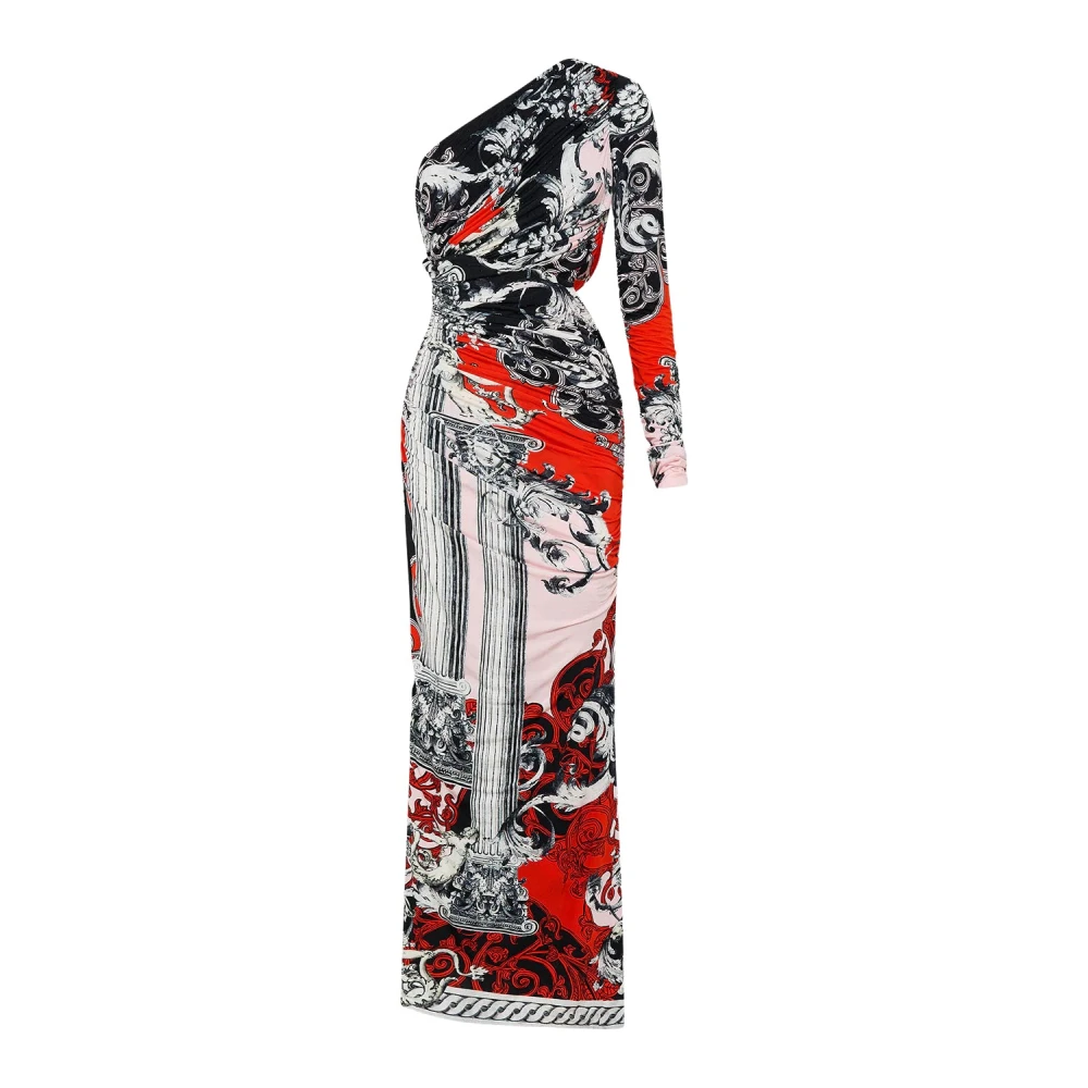 Camilla Medusa One Shoulder Cut Out Jurk Multicolor Dames