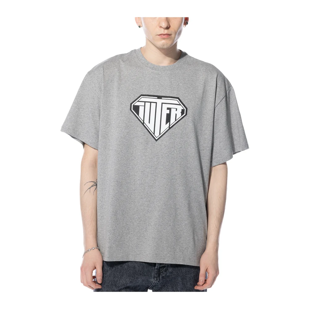 Iuter T-Shirts Gray Heren