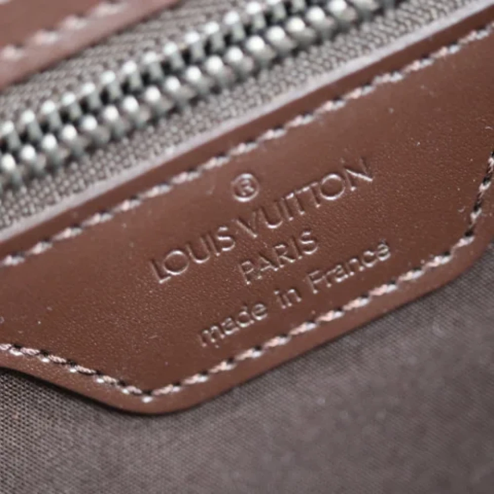 Louis Vuitton Vintage Tweedehands Bruin Leer Louis Vuitton Saint Tropez Brown Dames