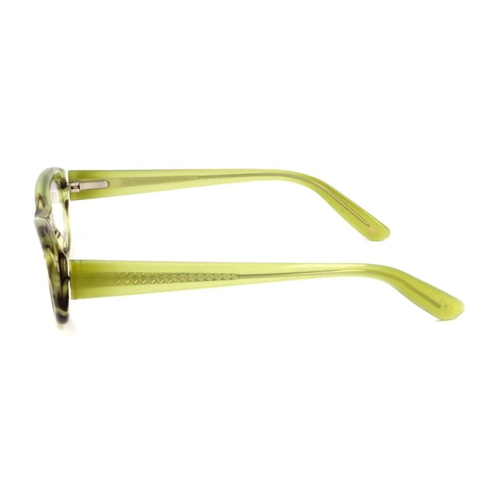 Bottega Veneta Groene Acetaatframebril met Havana Wijzerplaat Green Dames