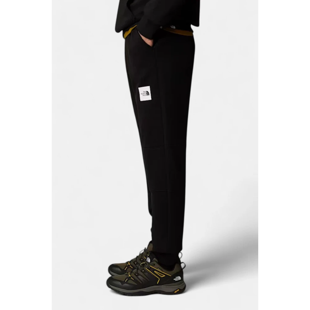 The North Face Fijne katoenen elastische taille broek Black Heren