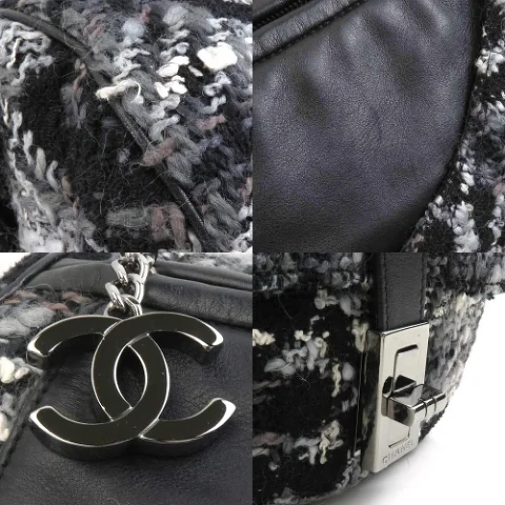 Chanel Vintage Pre-owned Fabric shoulder-bags White Dames