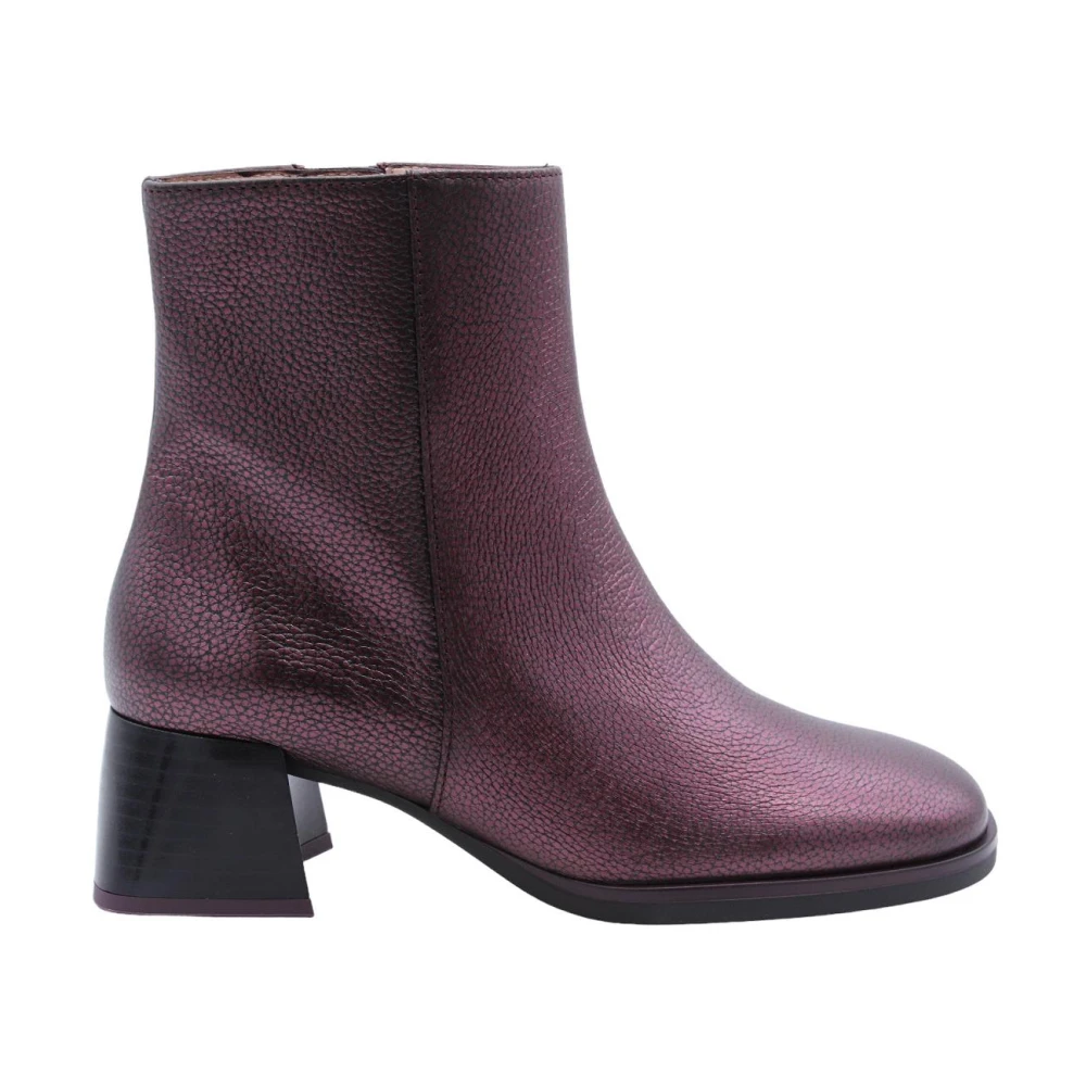 Hispanitas Purple Stylish Ankle Boots Ursinus - Female - Heeled Boots - 3 Uk - Shoes