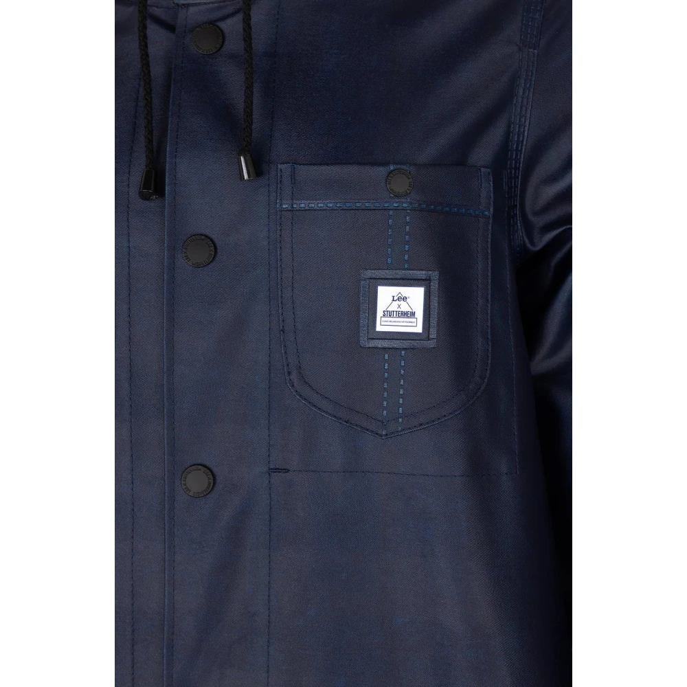 Stutterheim Dames Lee Chore Raincoat Blue Dames
