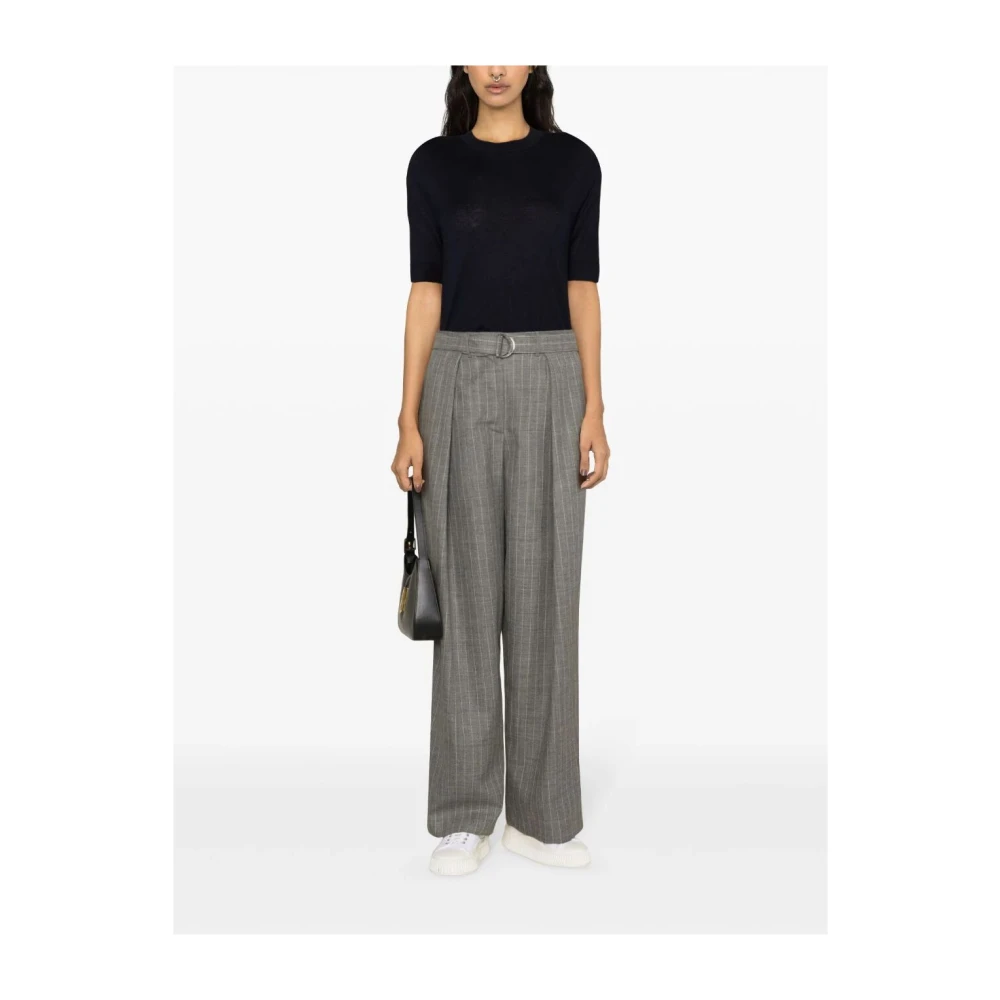 Wild Cashmere Round-neck Knitwear Blue Dames