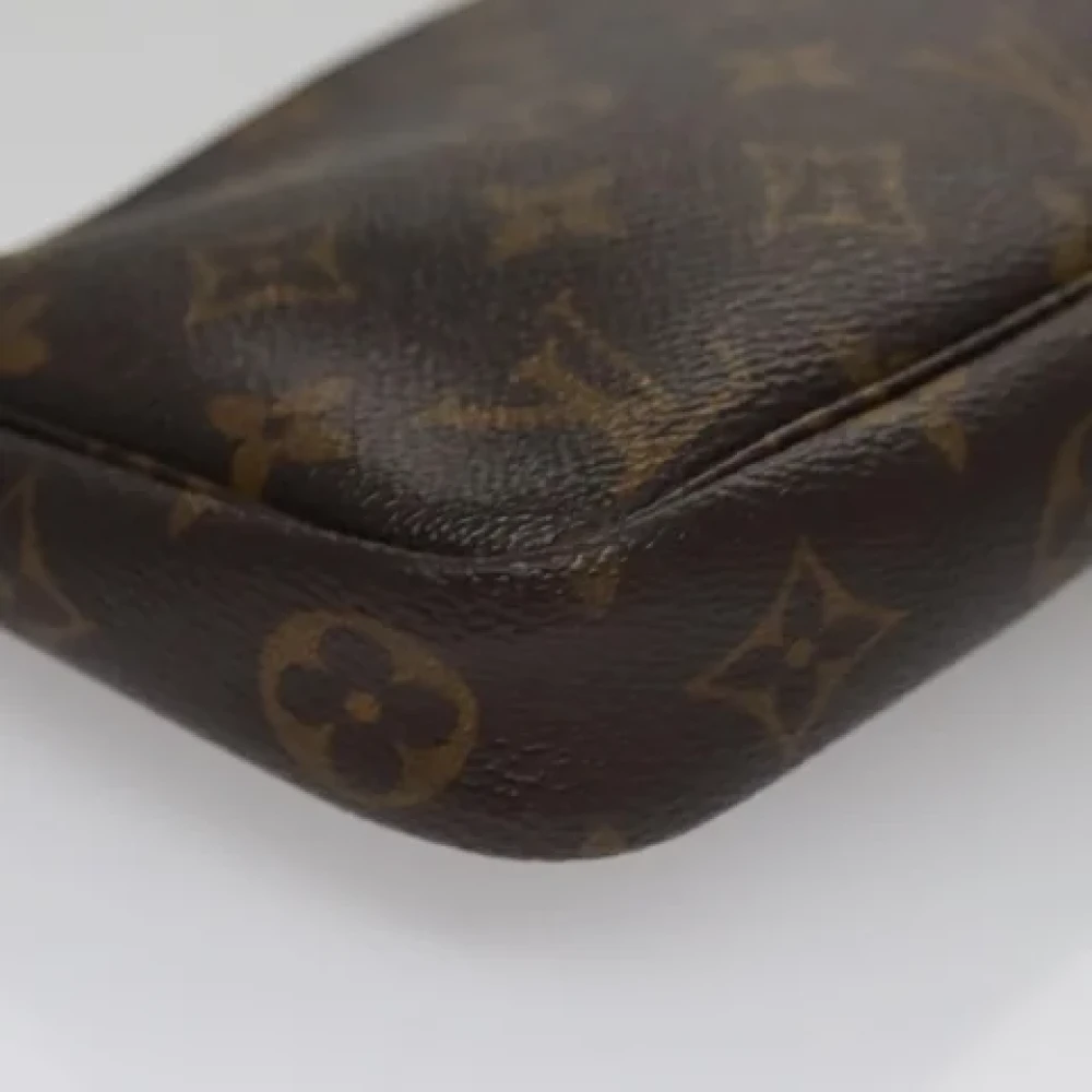 Louis Vuitton Vintage Pre-owned Canvas clutches Brown Dames