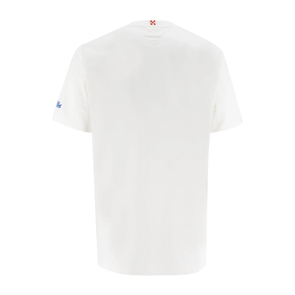 MC2 Saint Barth Gestreept T-shirt voor Mannen White Heren
