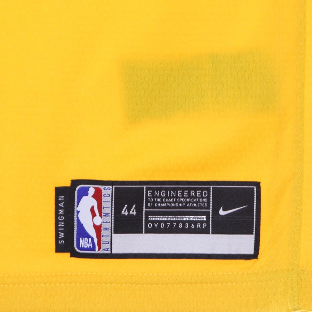 Nike Basketbal Tank Top Swingman Jersey Icon Yellow Heren