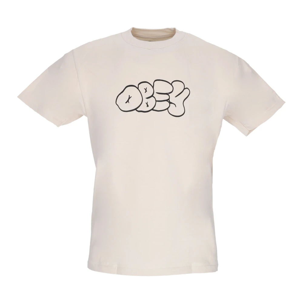 Obey Klassieke Best Friends Tee Room Beige Heren