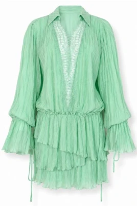 Tiered Mini Dress