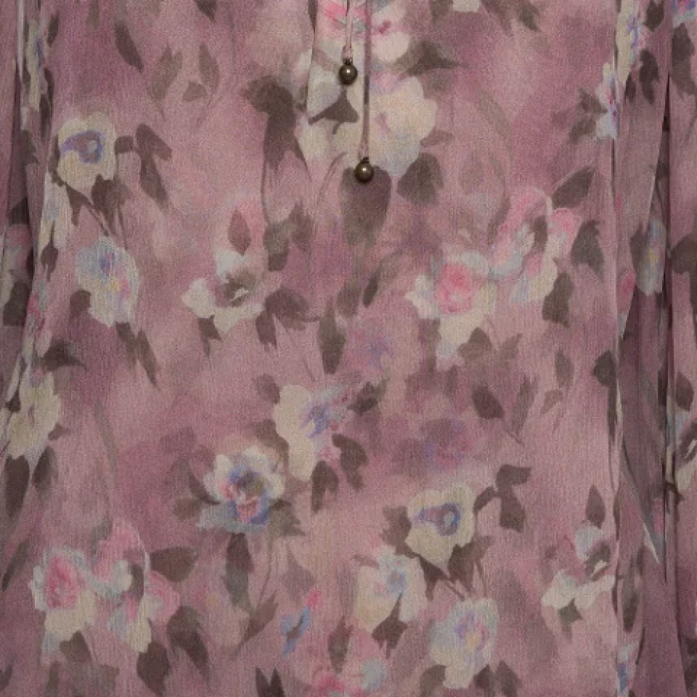 Ralph Lauren Pre-owned Silk tops Multicolor Dames