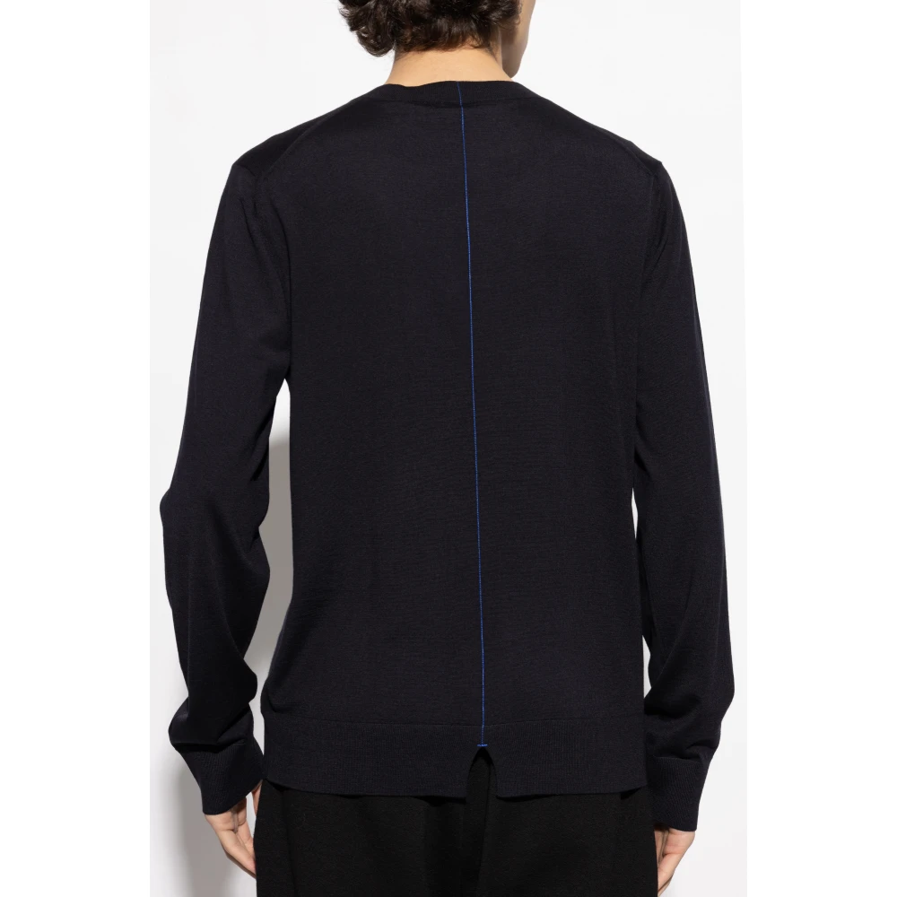 Burberry Wollen trui Blue Heren