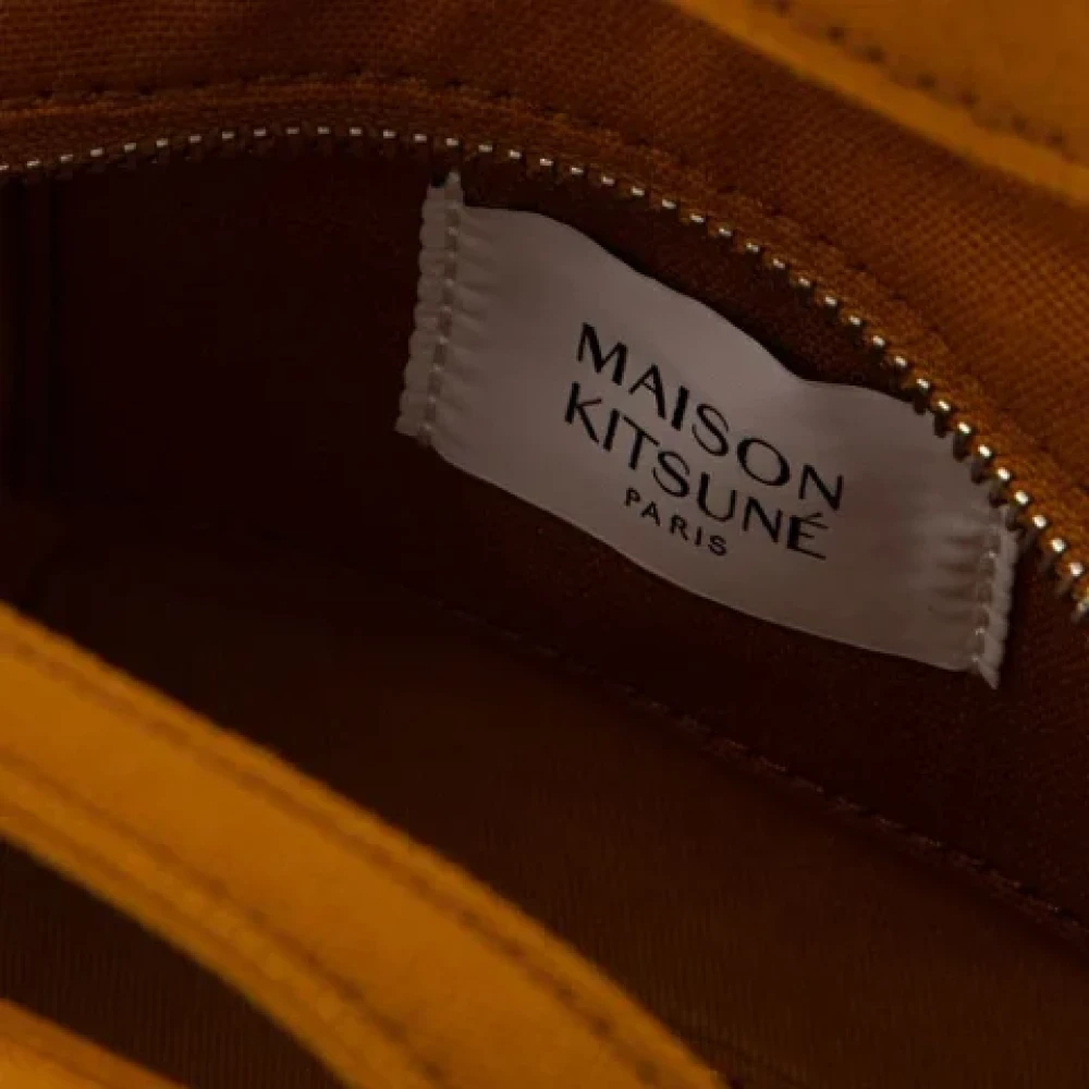 Maison Kitsuné Cotton handbags Brown Dames