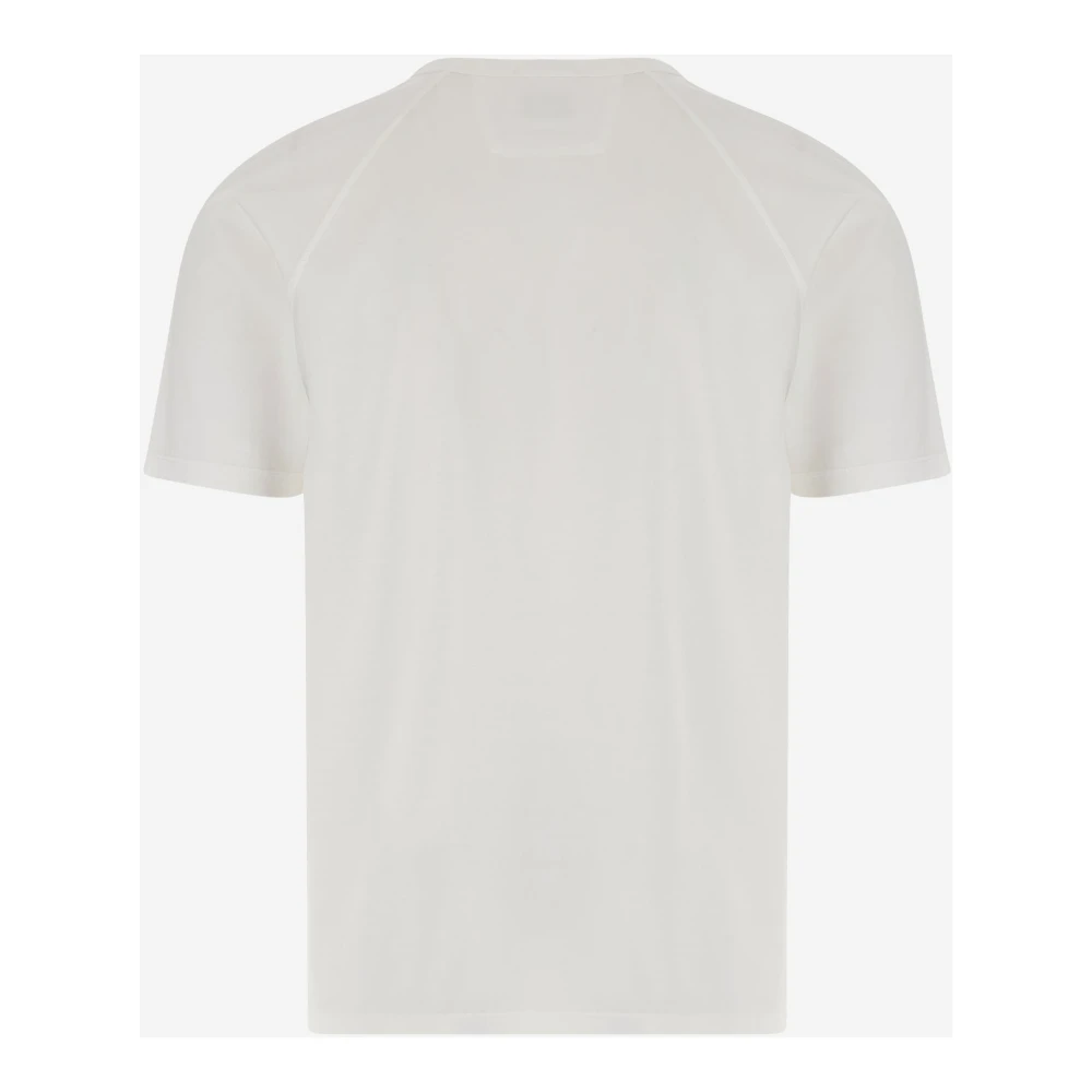 C.P. Company Katoenen Jersey Crew Neck T-shirt White Heren
