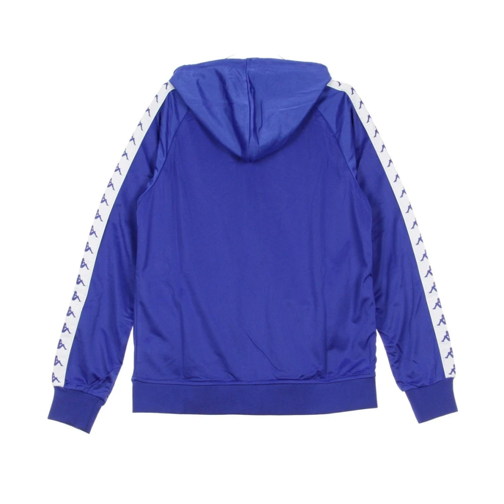 Kappa Hooded Tracksuit Jas in Blauw Wit Blue Heren