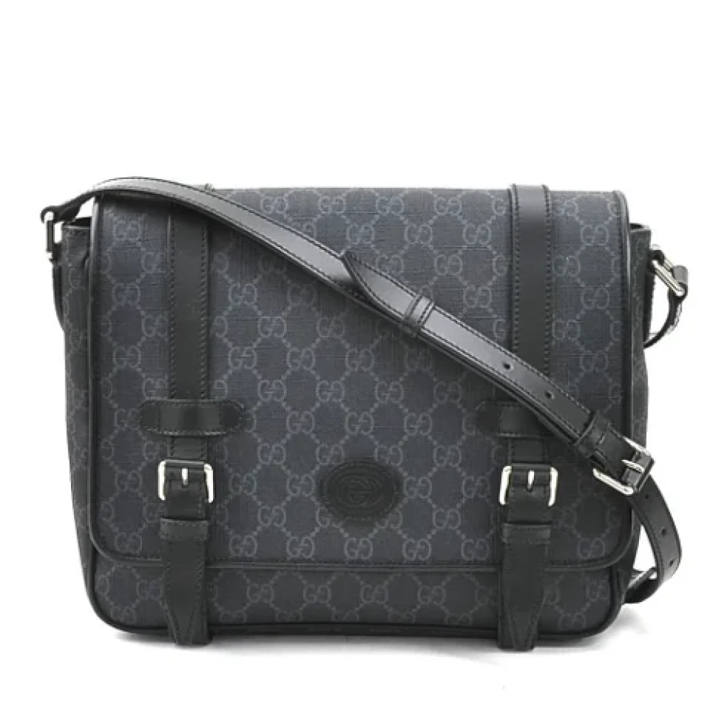 Gucci Vintage Pre-owned Plastic gucci-bags Black Dames