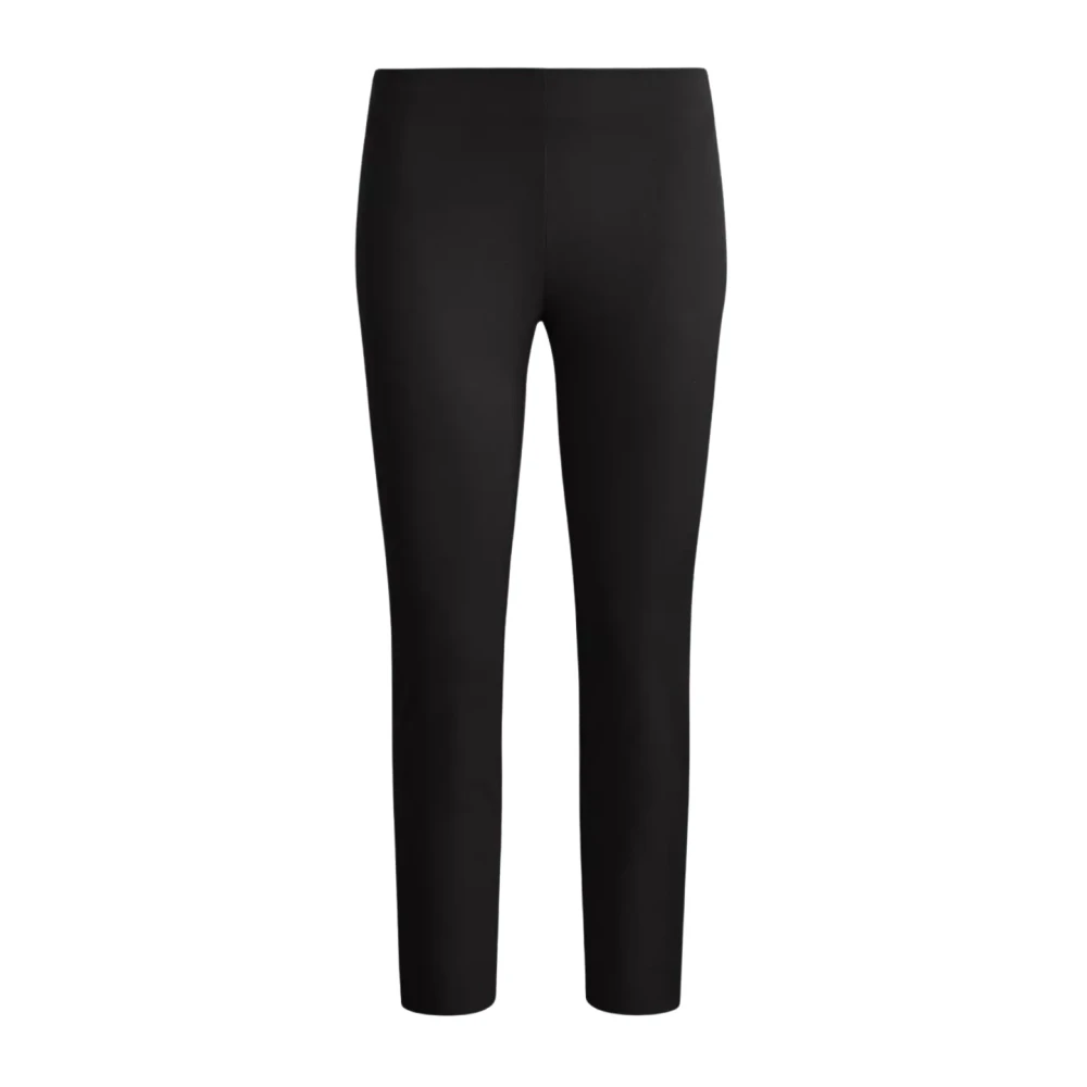 Ralph Lauren Aansluitende enkellange broek Black Dames