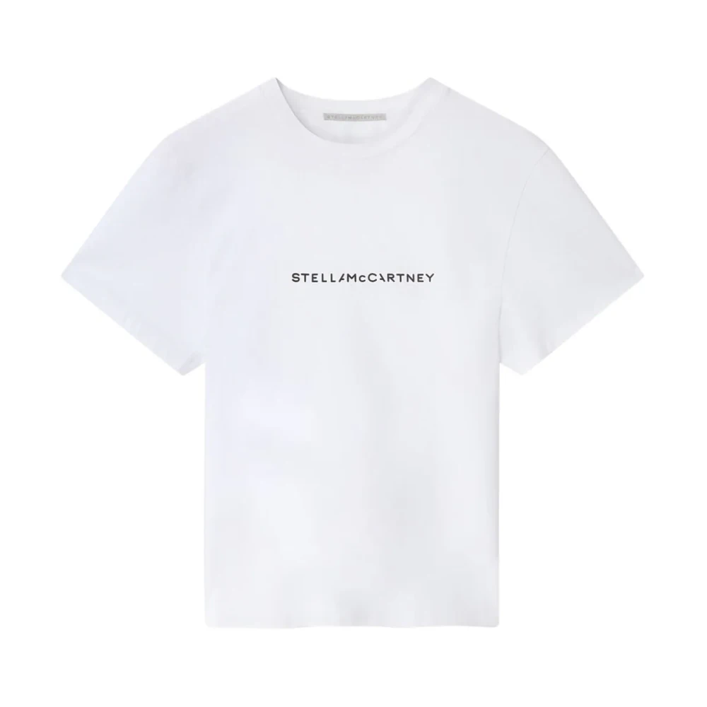 Stella Mccartney Women's White T-Shirts, M, Cotton Jersey T-Shirt