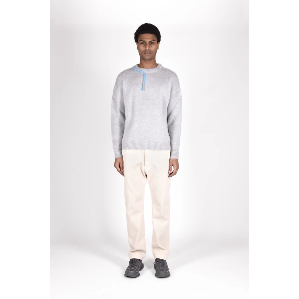 Bonsai Comfortabele Gebreide Kleding voor Alle Seizoenen Gray Heren