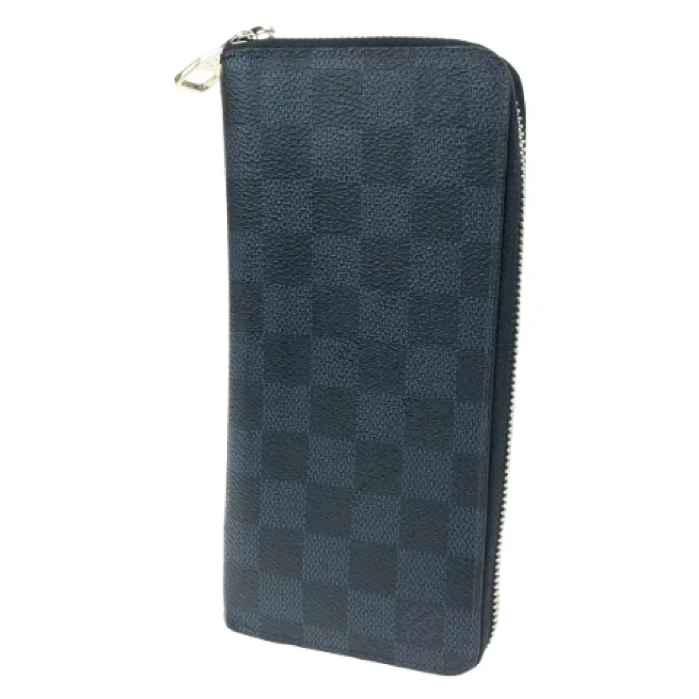 Louis Vuitton Vintage Pre-owned Canvas wallets Gray Heren
