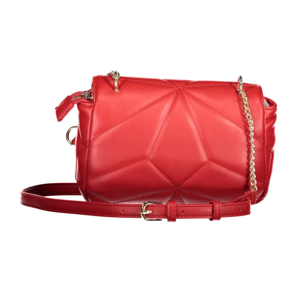 Valentino by Mario Valentino Rode Crossbody Tas met Verstelbare Band Red Dames
