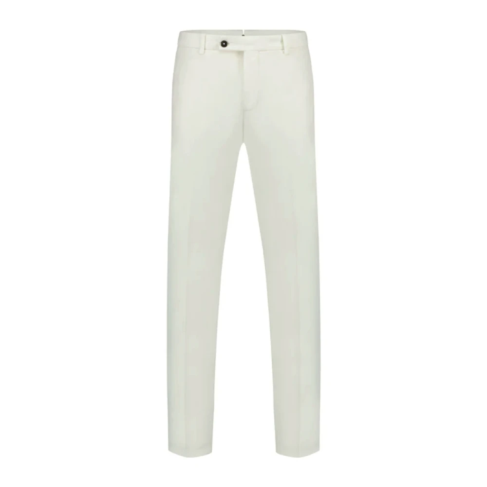 Berwich Chino broek in latte kleur Beige Heren