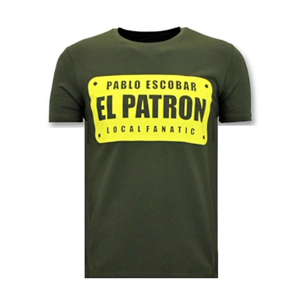 Herre T-skjorte Print - Pablo Escobar El Patron