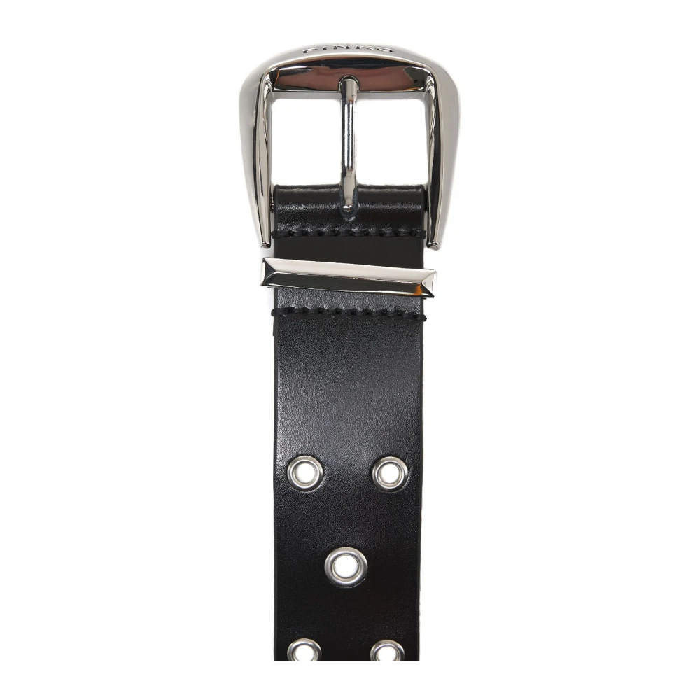 pinko Oogjesriem Nazca Made in Italy Black Dames