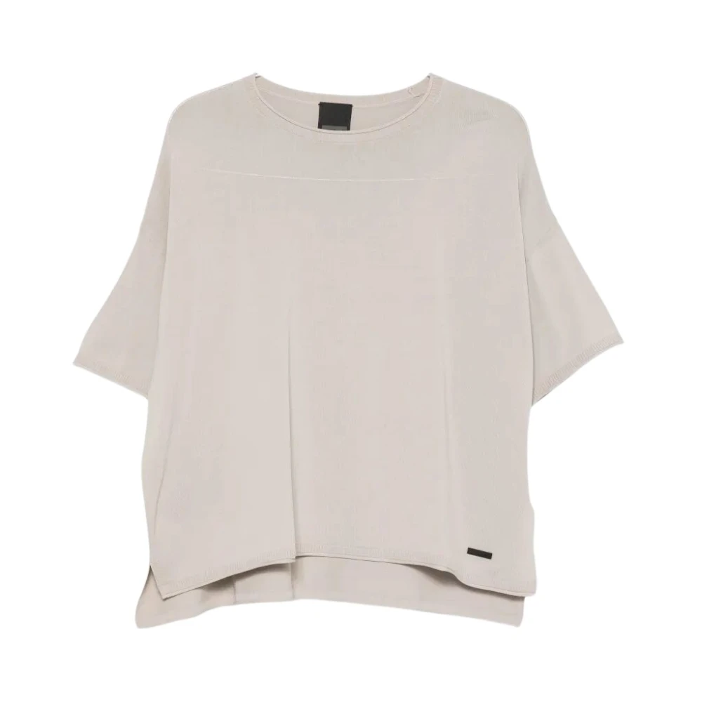 Rrd Women's White Round-Neck Knitwear, M, Maxell T-Box Knit