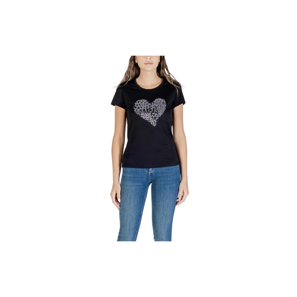 Liu Jo Vrouw Zwart Ecs T-Shirt Moda