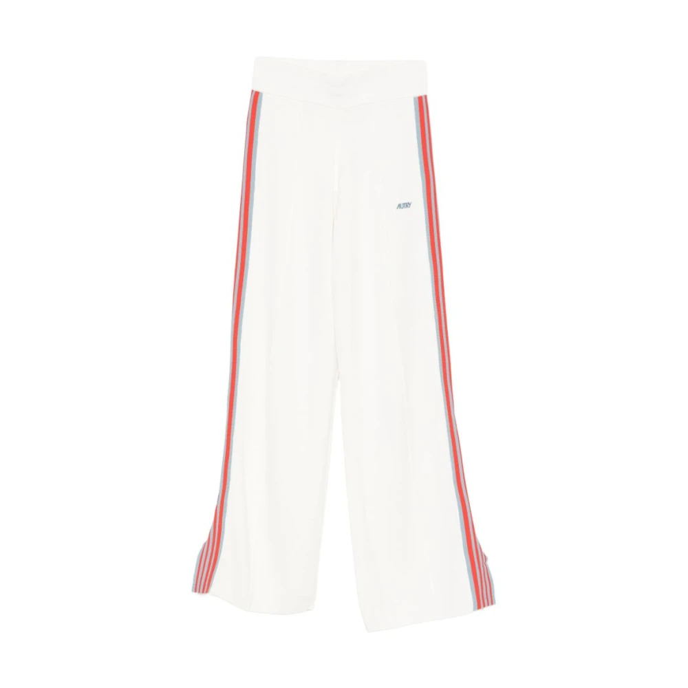 Autry Women's White Papw029w Knit Joggers - Sweatpants - M - Trousers