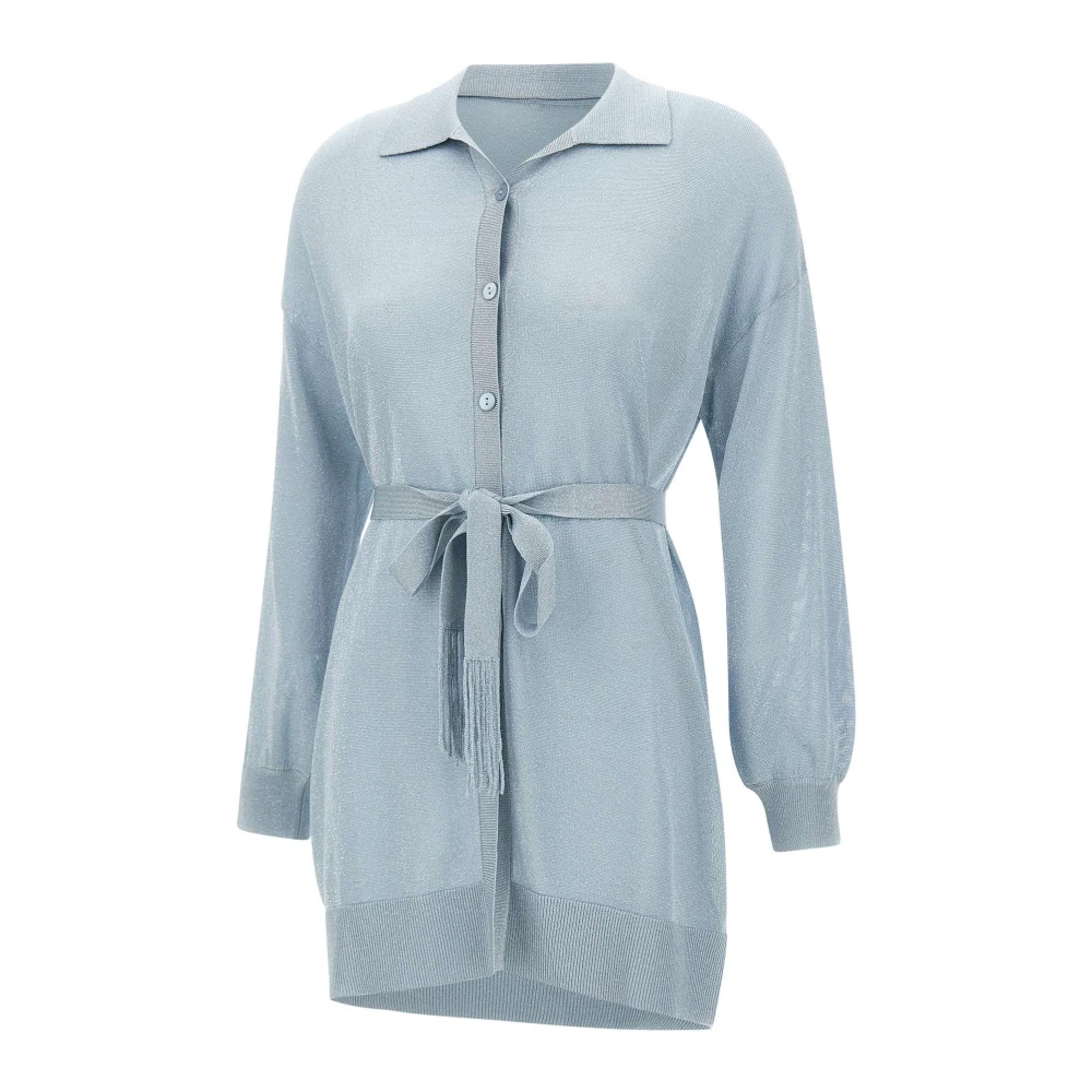 Kangra Blue Jumpers Light - Female - Cardigans - L - Knitwear