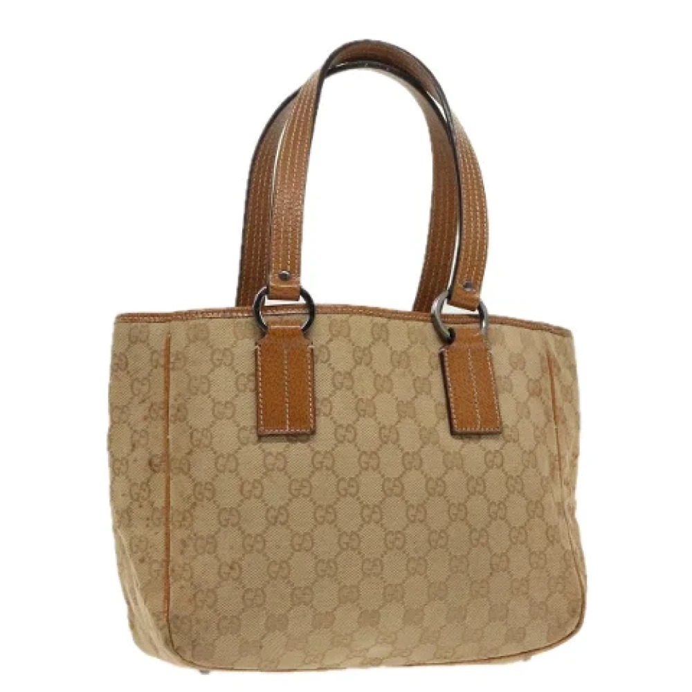 Gucci Vintage Pre-owned Canvas gucci-bags Brown Dames